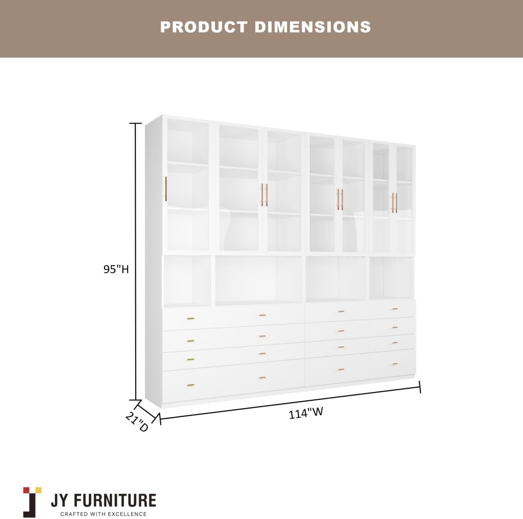 Detailed size of closet