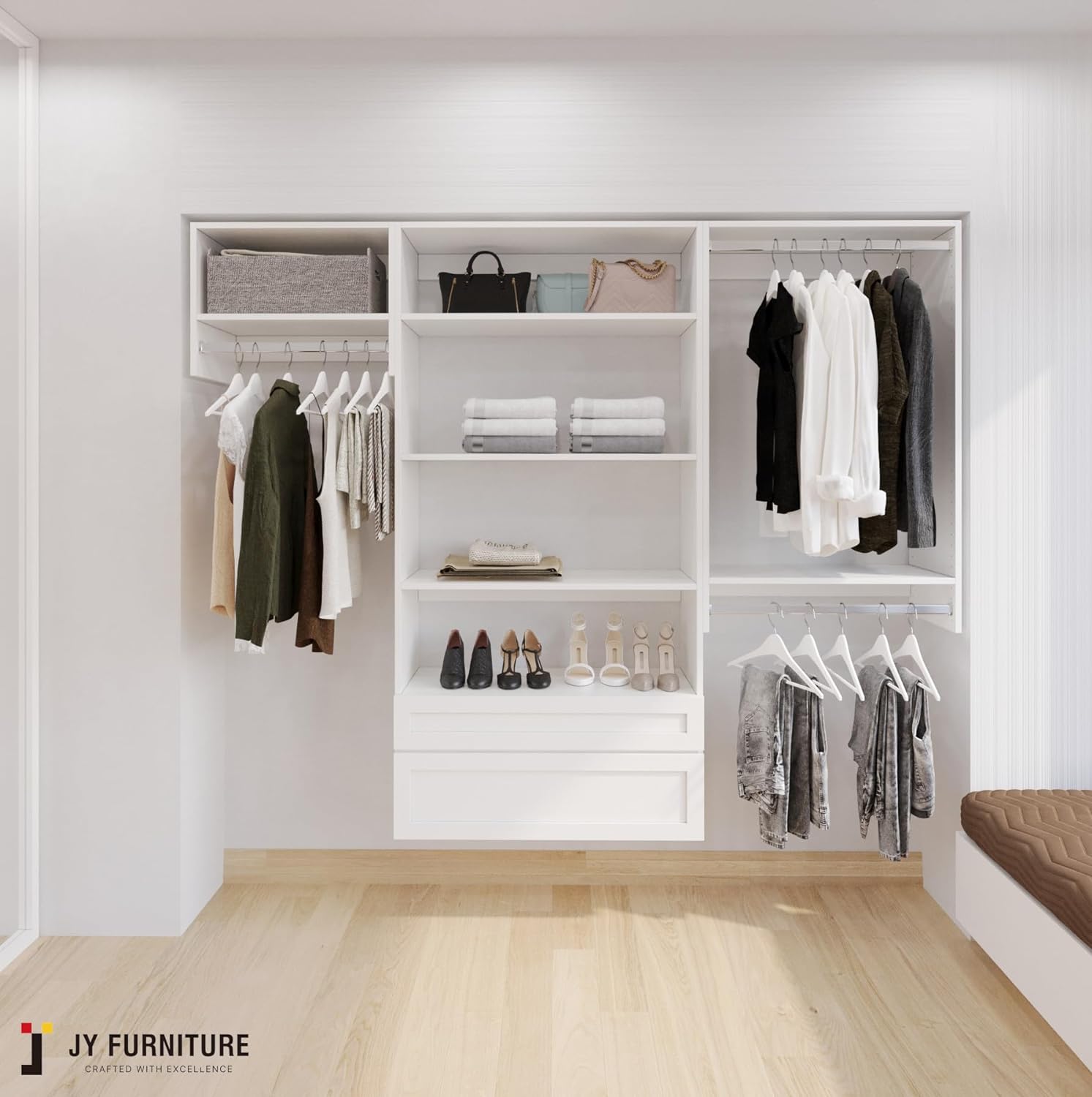 3 Sets Wall-mounted Closet